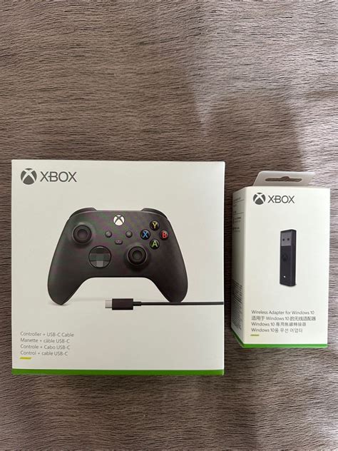 Xbox One Wired Controller USB-C + Wireless Adapter, Video Gaming ...