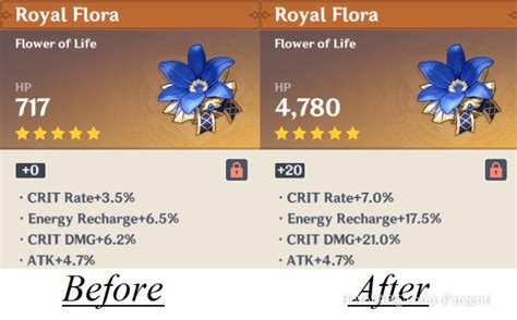 Royal Flora Flower Artifact From Mystic Offering Genshin Impact HoYoLAB