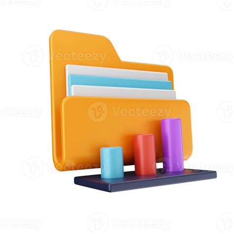 3d Folder File Icon Illustration 22362609 Png