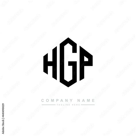 Hgp Letter Logo Design With Polygon Shape Hgp Polygon Logo Monogram