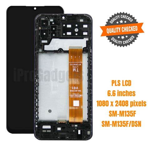 Replacement Lcd Display Touch Screen With Frame For Samsung Galaxy M13