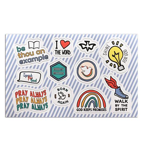 Joyful Expressions Vinyl Sticker Sheet – The Way International Bookstore