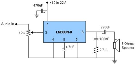 Lm Audio Amplifier Circuit Diagram Lm Build Watts A