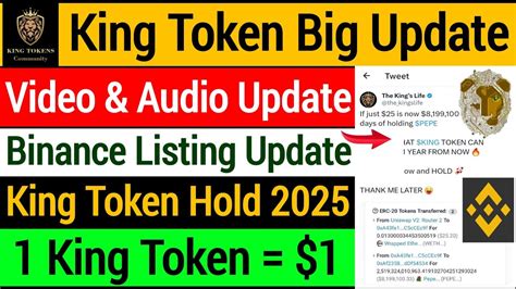 King Token Big New Updates Binance Listing Update 2nd Round