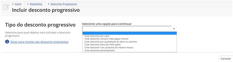 Como Configurar O Desconto Progressivo Tray Tecnologia Em Ecommerce Ltda