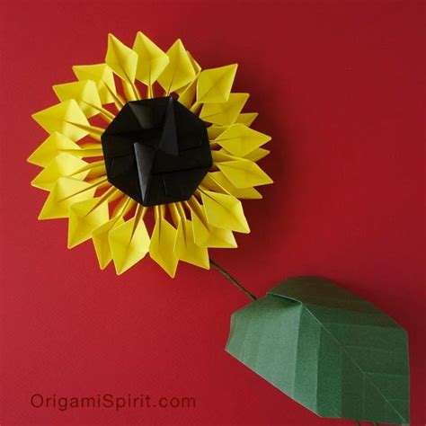 Origami Sunflower Of Bring Joy To Your Life Leyla Torres