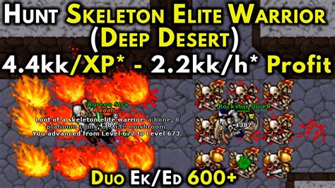 Duo EK ED Hunt Skeleton Elite Warrior Deep Desert 4 4kk XP 2