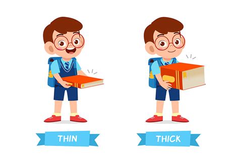 Teach Your Preschooler About Thick And Thin Concept