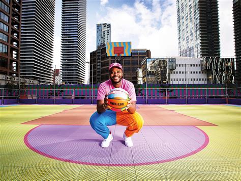 Basketball court bounces with colour - Physical Activity Facilities