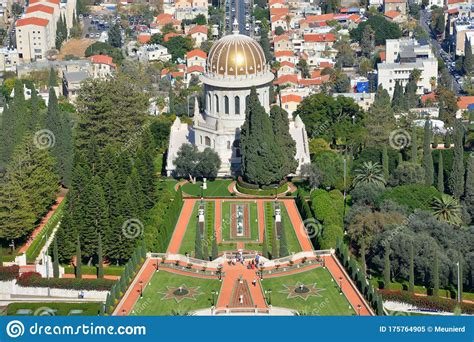 Baha`i World Centre editorial image. Image of israel - 175764905