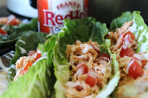 Buffalo Chicken Lettuce Wraps Not That Spicy And Pretty Messy