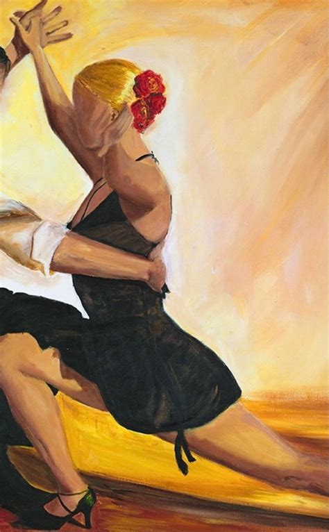 Tango Dancers Art Argentine Tango Print on Paper Dancer in - Etsy