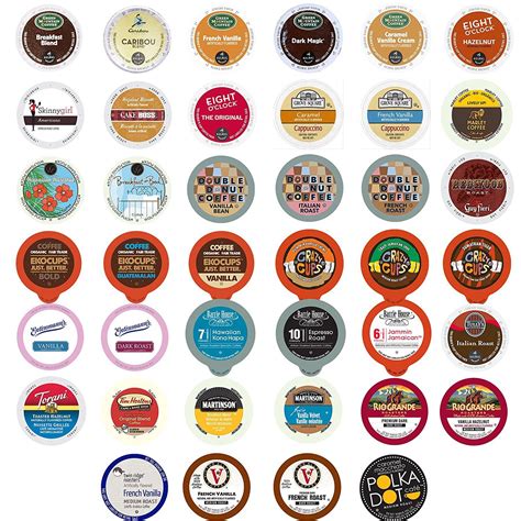 Coffee Pods Variety Pack Sampler, Coffee Lovers Single-Serve Capsules ...