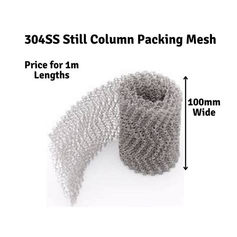 M Structured Ss Stainless Steel Mesh Used For Still Column