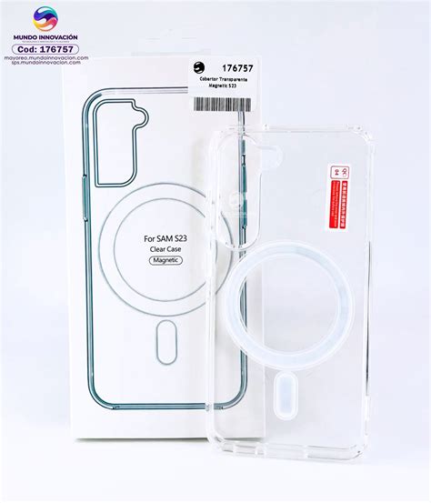 COBER TRANSPARENTE MAGNETIC SAMSUNG S23 S P S Mundo Innovacion