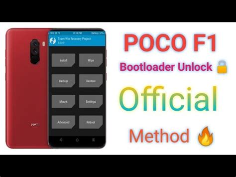 Poco F Bootloader Unlock Official Method Done After Twrp