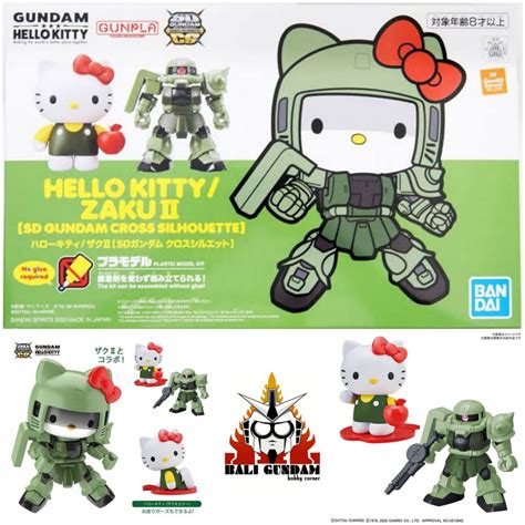 Jual Sd Gundam Cross Silhouette Hello Kitty X Zaku Ii Shopee Indonesia