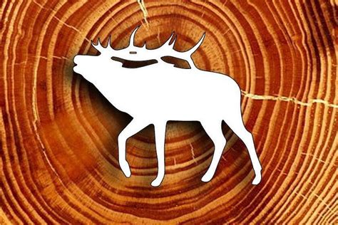 Elk Vinyl Decal Mountain Decal Car Decal Laptop Decal Etsy Mountain