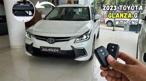 2023 Toyota Glanza G With CNG Kit Feature Milage On Road Price Of