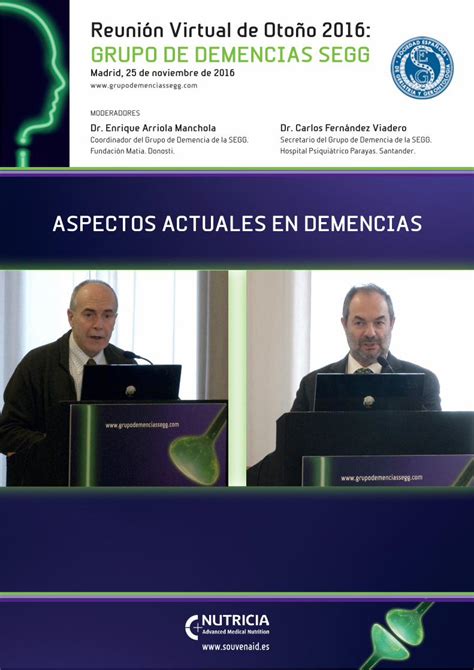 PDF ASPECTOS ACTUALES EN DEMENCIAS Valor De Los Marcadores