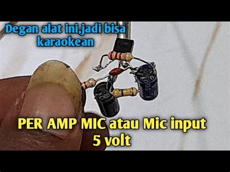 Preamp Mic Mic Input Karya Roslin Tehnik YouTube