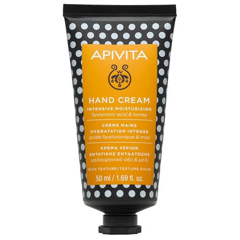 Apivita Hand Cream Intensive Moisturizing With Hyaluronic Acid Honey