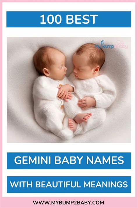 100 Best Gemini Baby Names With Beautiful Meanings 2024