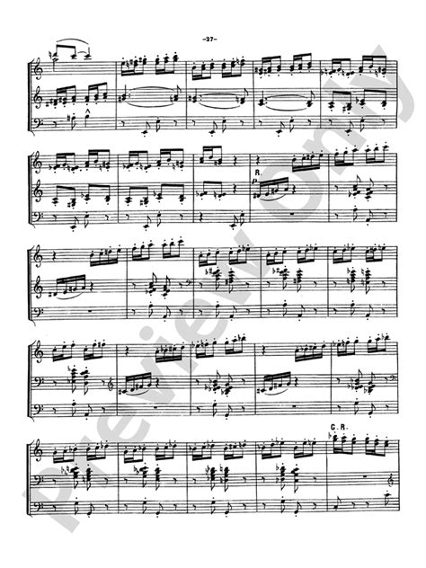 Vierne Symphony No Op Iv Allegro Vivace Part Digital Sheet