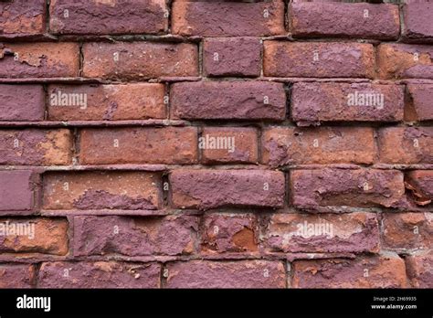 Imagen De Una Pared De Ladrillo Pieza Por Pieza Ladrillo Por Ladrillo