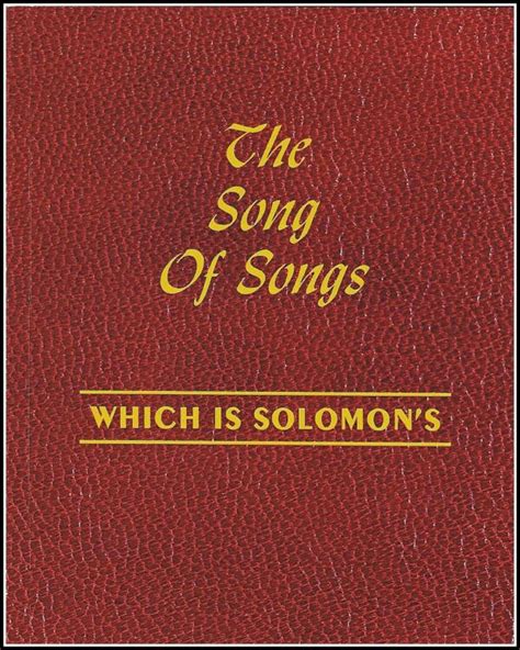 The Song Of Solomon Explained