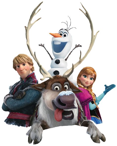 Anna Kristoff Olaf And Sven Frozen Png By Jakeysamra On Deviantart