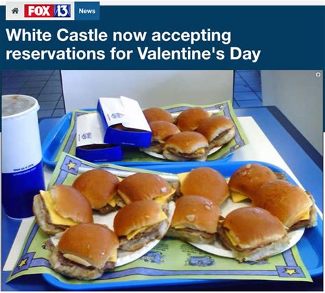 White Castle Now Accepting Reservations For Valentines Day The