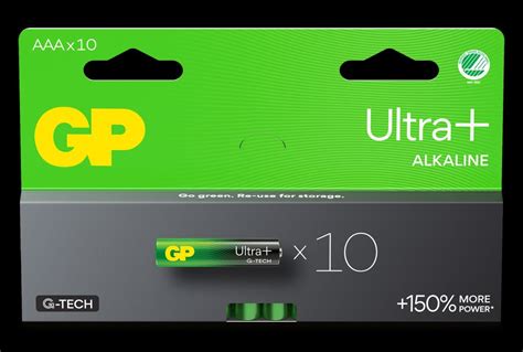 GP Ultra Plus Alkaline AAA Batteri 24AUP LR03 10 Pack Teknikdelar Se