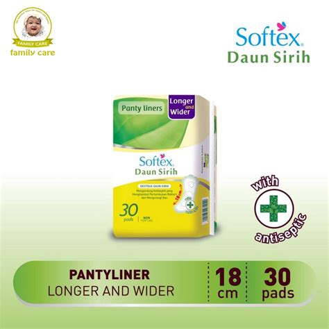 Jual Softex Pantyliner Daun Sirih Longer Wider Panty Liner Cm Isi