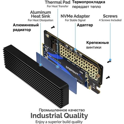 Купить Адаптер PCIe Sabrent NVMe M 2 SSD to PCIe Adapter Card with