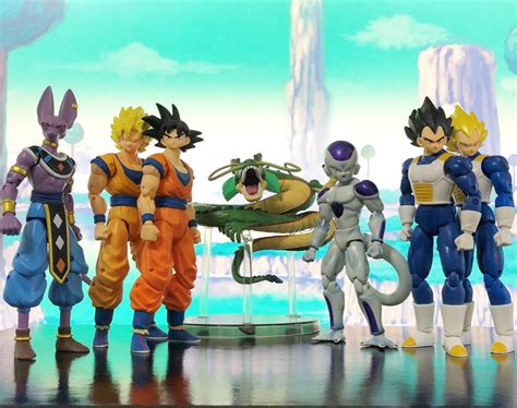 Dragonball Super Stars Series 1 Super Saiyan Son Goku Vegeta Beerus