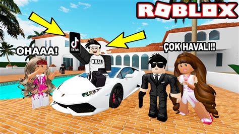 ÜNLÜ BİR TİKTOKER OLDUM KENDİME EV VE ARABA ALDIM Roblox Tik Tok