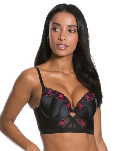 Gossard Vip Satine Padded Longline Plunge Bra Belle Lingerie