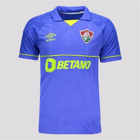 Camisa Umbro Fluminense Goleiro Azul Camisa De Time Magazine Luiza