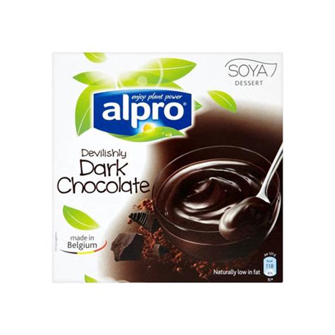 Alpro Dark Chocolate Dessert 4x125g Caletoni International Grocer