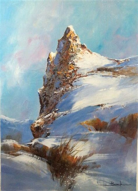 Paysage Montagne Painting By Christian Bessede Artmajeur