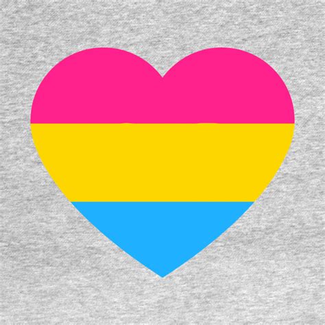 Pansexual Heart Pansexual T Shirt Teepublic