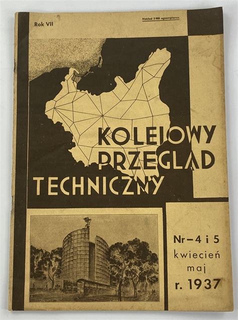 Kolejowy Przegląd Techniczny nr 4 5 1937 Kwiecień Maj Aukcja