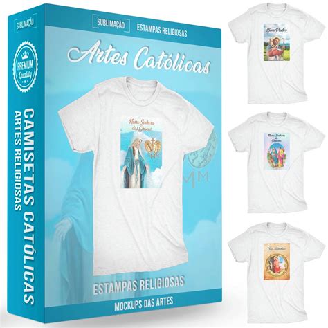 Artes Camisetas Religiosas Cat Licas Santos Sublima O Elo