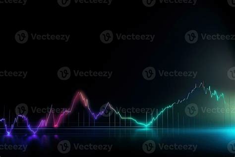 abstract background with a stock chart. Generative AI 30598783 Stock ...