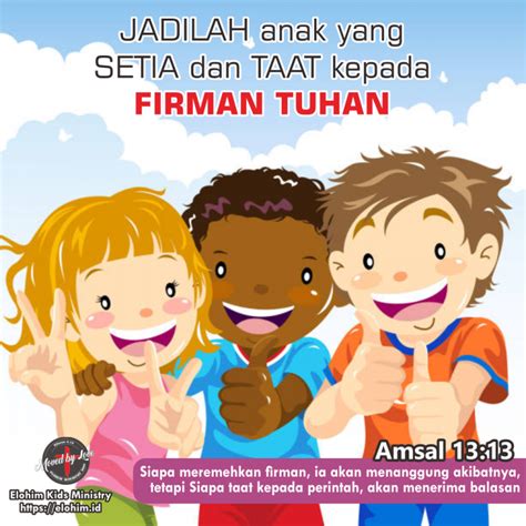 Jadilah Anak Yang Taat” Elohim Ministry