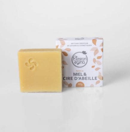 Savon au Miel et à la Cire dabeille 100g Cosmétique Etxean Egina