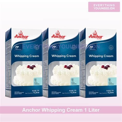 Jual Anchor Whipping Cream Liter Shopee Indonesia