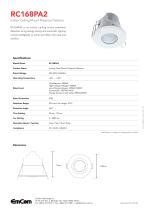 Presence Detector Rc Emcom Ceiling Mounted Office White