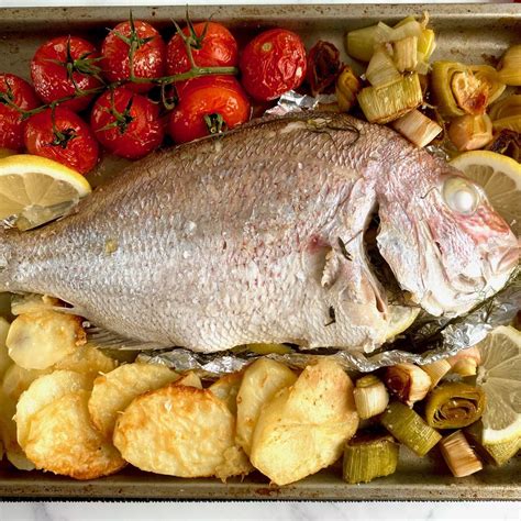 baked snapper  vegetables onepotdinnerscom